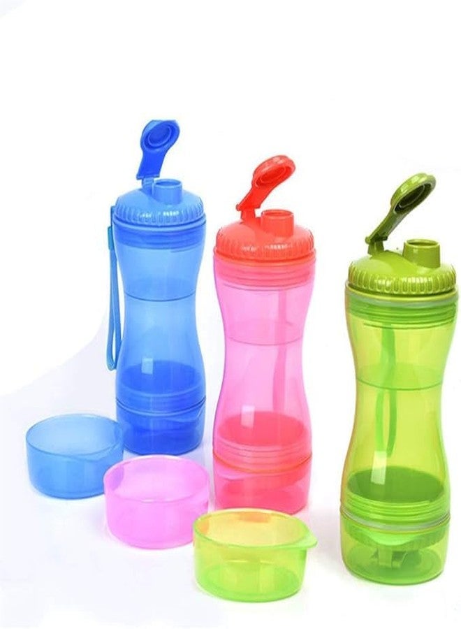 GNOLY كوب وموزع مياه محمول للحيوانات الأليفة من GNOLY، 2 في 1، مناسب للكلاب والقطط، للشرب في الهواء الطلق، حاوية طعام، زجاجة ماء، وعاء للشرب أثناء السفر، مناسب للكلاب الصغيرة والمتوسطة الحجم، موزع مياه للحيوانات الأليفة أثناء السفر. - Image 4